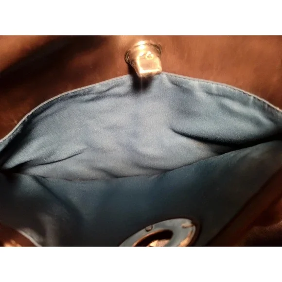 Coach Soft Dark Brown Leather 2 Way Chelsea Tote Bag Purse Crossbody F14015 - Picture 7 of 16